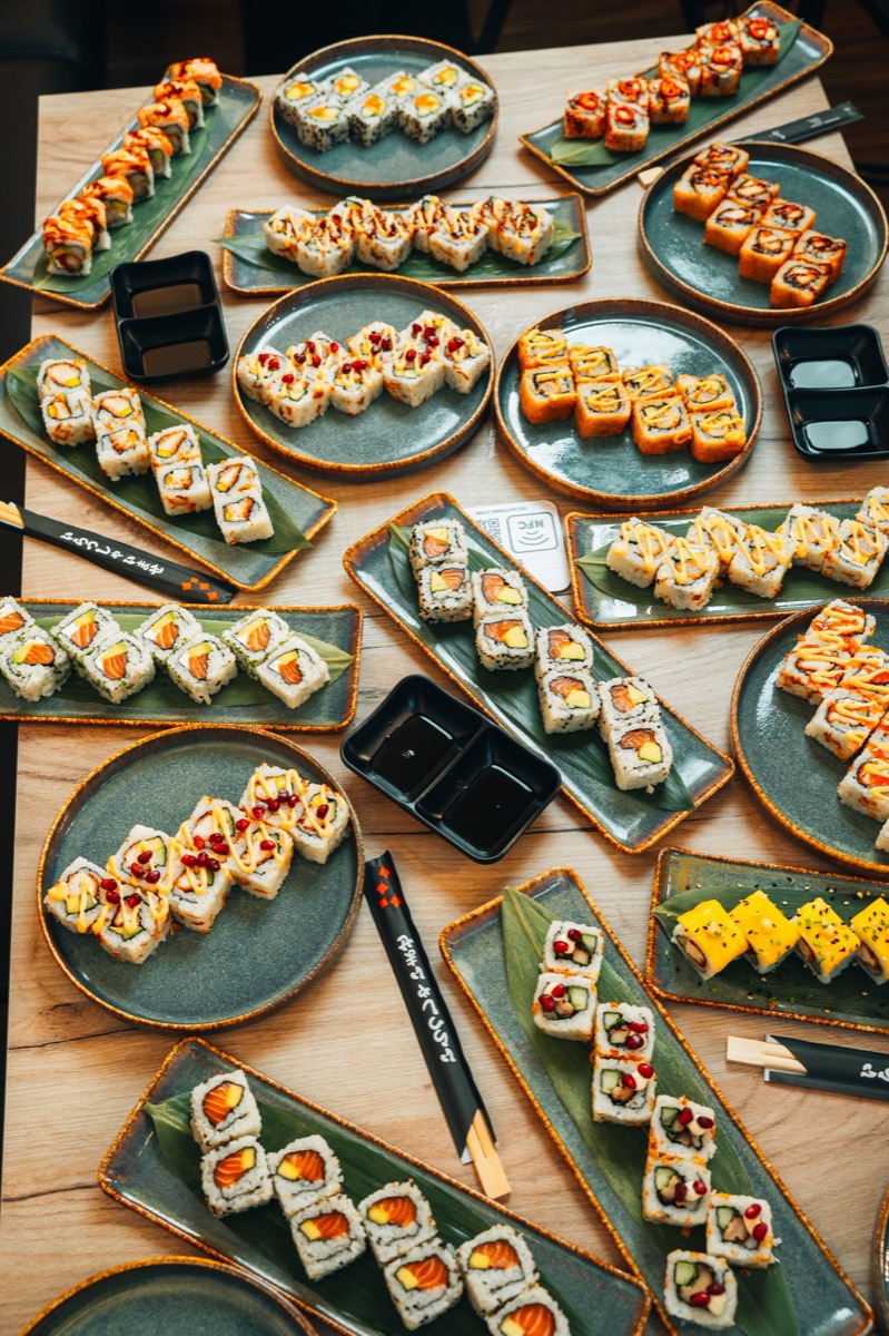Plateau de rolls Louki Sushi